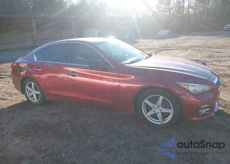 2014 Infiniti Q50 из США, поврежденный, VIN JN1BV7AP4EM673343